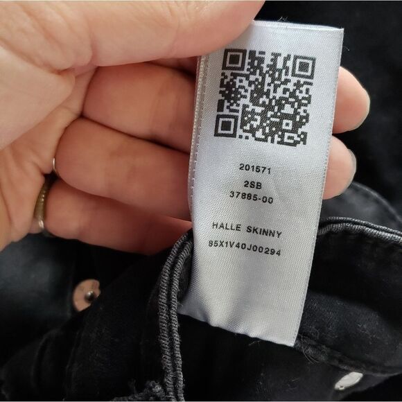 True Religion Halle Mid Rise Super skinny black jeans Size 28 - Picture 4 of 13
